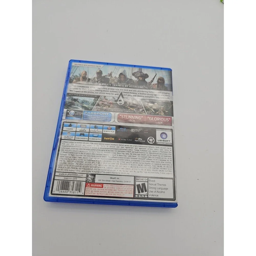 Assassin's Creed IV: Black Flag (Sony PlayStation 4, 2013)